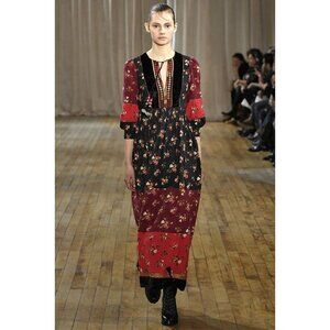 ULLA JOHNSON SUZANA MAXI DRESS RUNWAY SZ 4 NWT